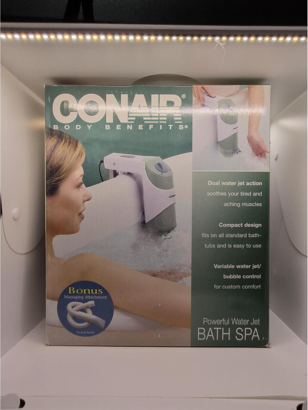 Conair Body Benefits Hydro Bath Spa BTS1sed Dual Hydro Jet Action W/ HOSE